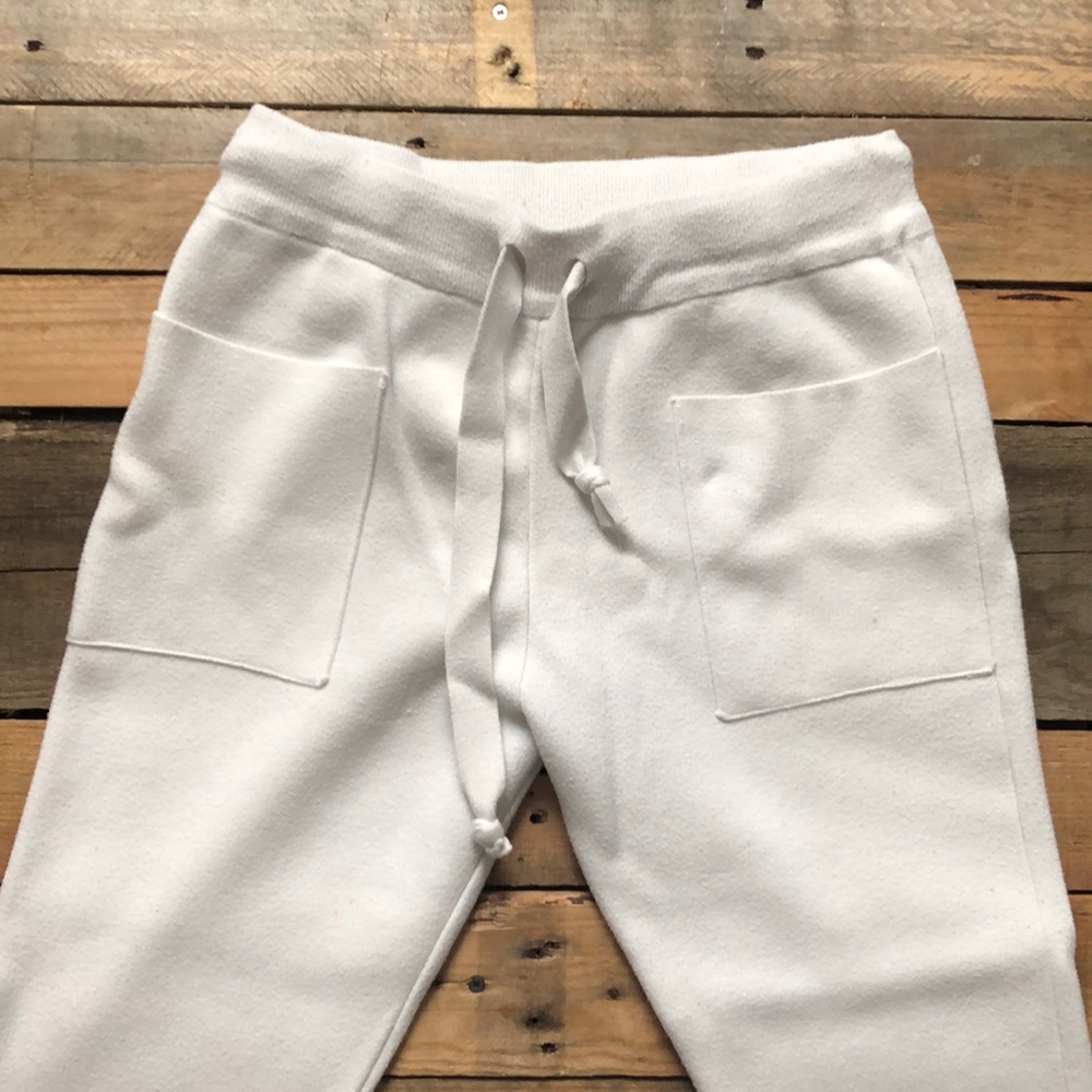 White Zara M knit Pants